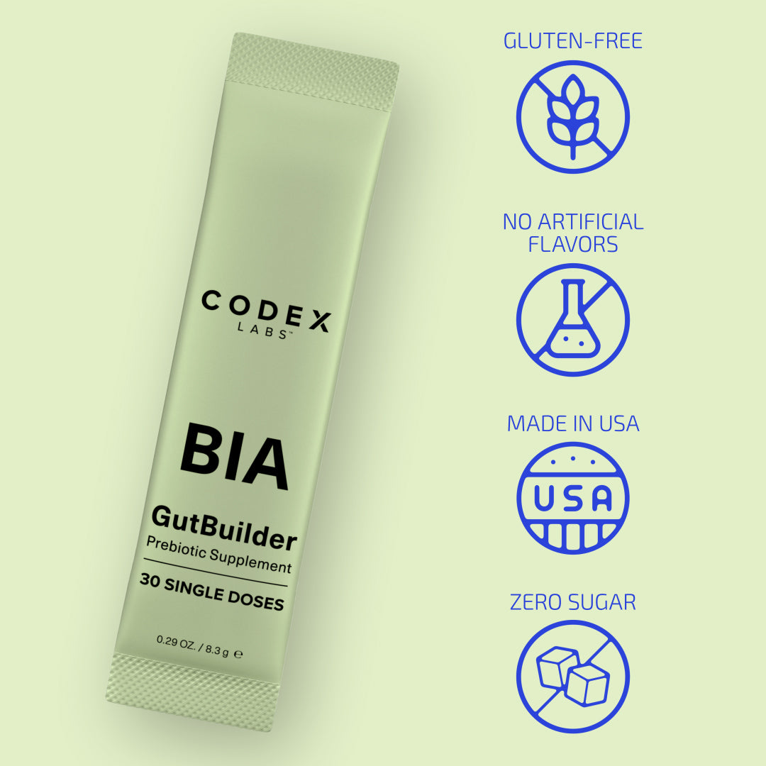 BIA GutBuilder Prebiotic Supplement (Kids + Adults)
