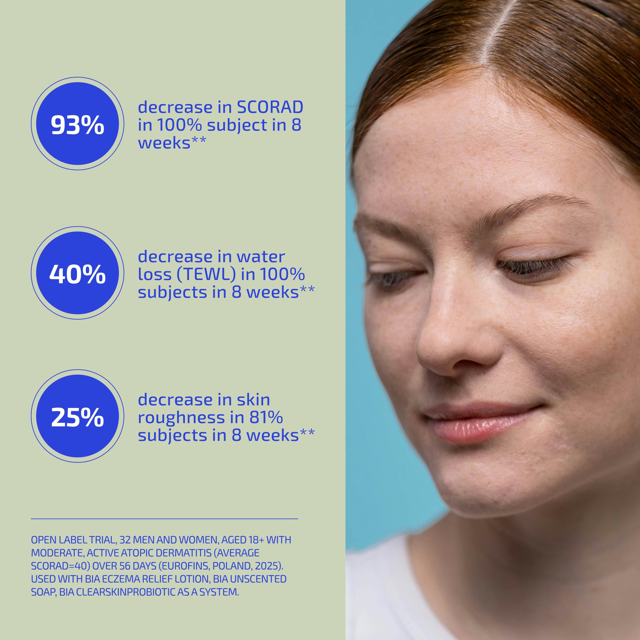 BIA ClearSkin Synbiotic Supplement for Eczema-Prone Skin