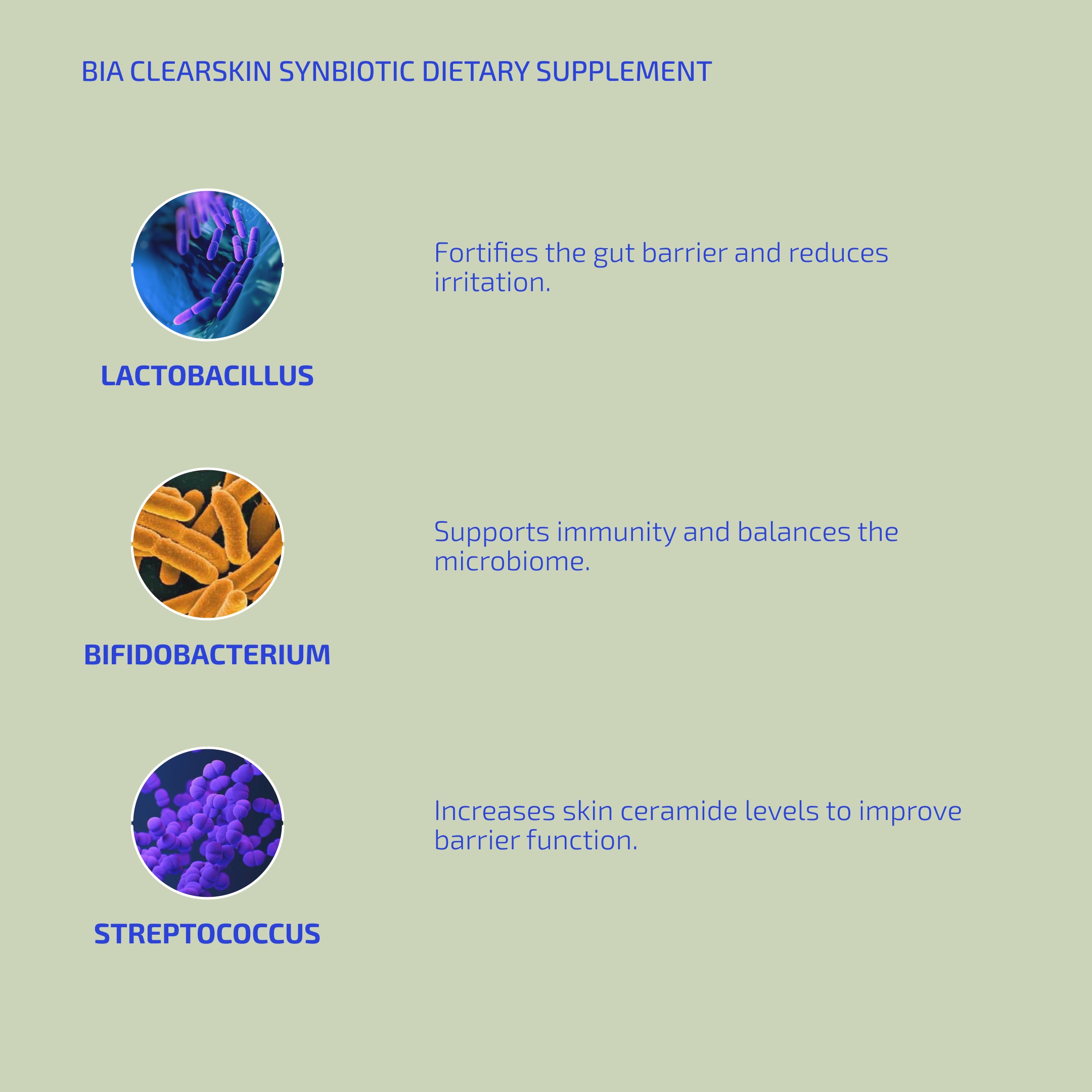 BIA ClearSkin Synbiotic Supplement for Eczema-Prone Skin