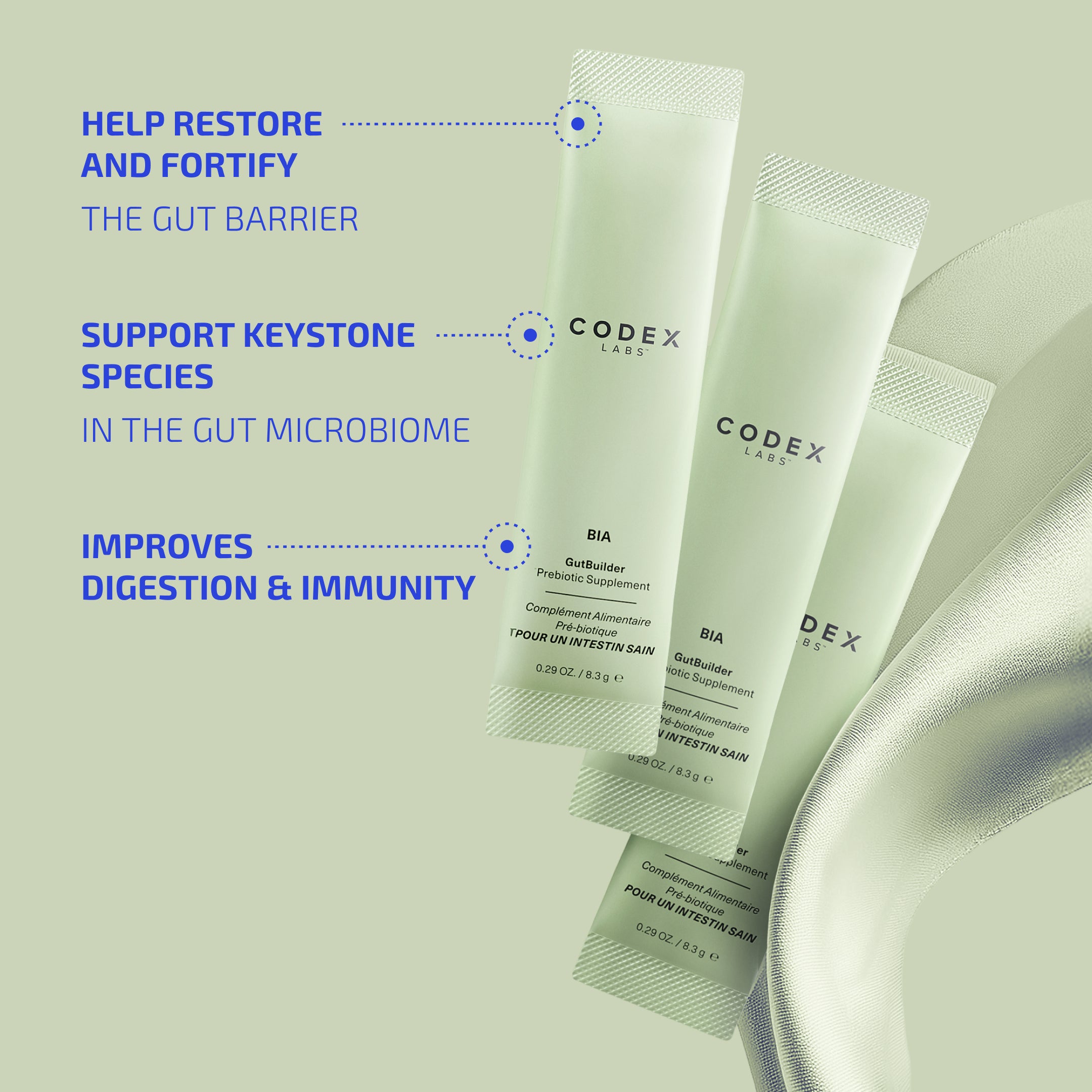 BIA GutBuilder Prebiotic Supplement (Kids + Adults)