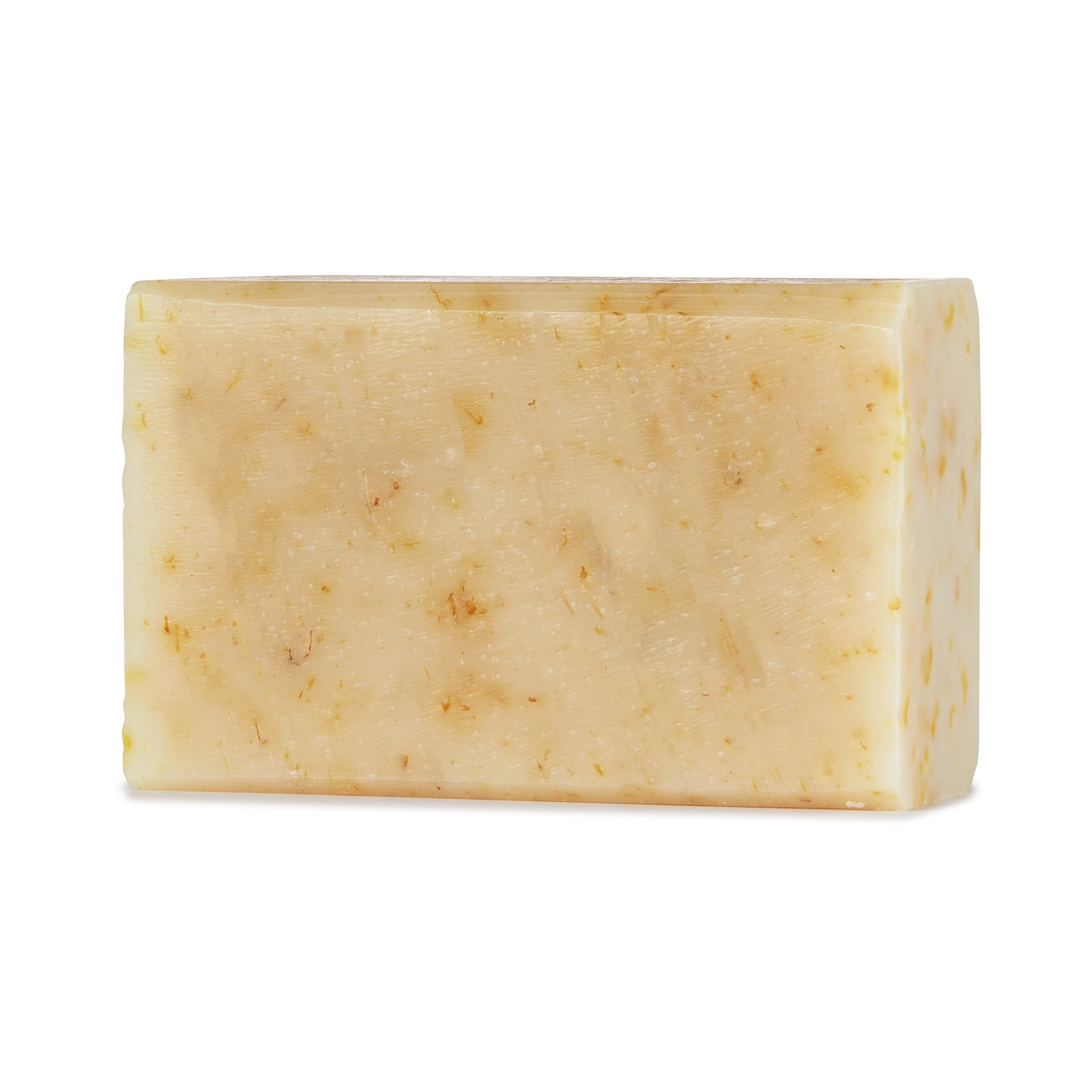 Unscented soap on a white background.