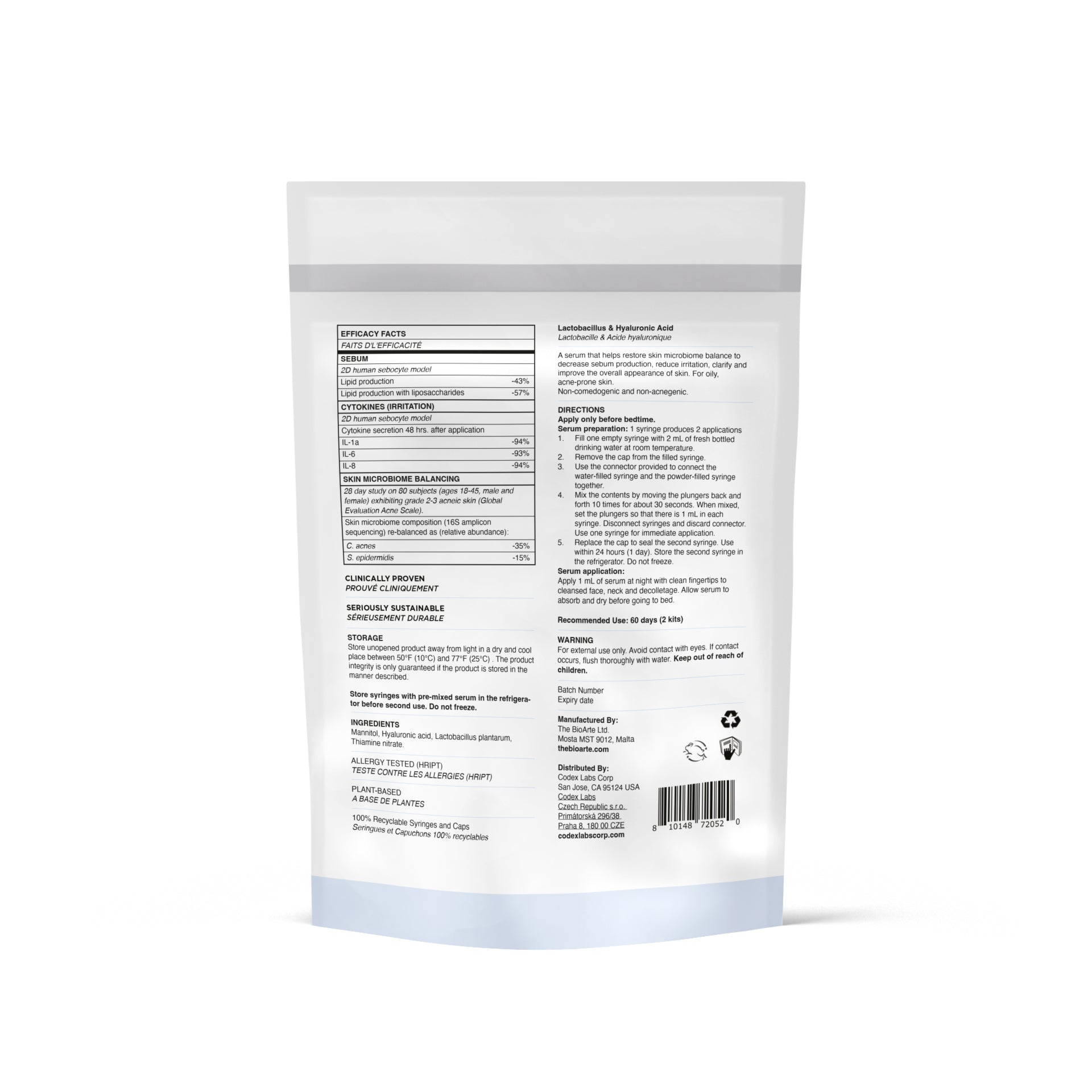 SHAANT MICROBIOME BALANCING TheBioArte SkinDuo® Serum Refill