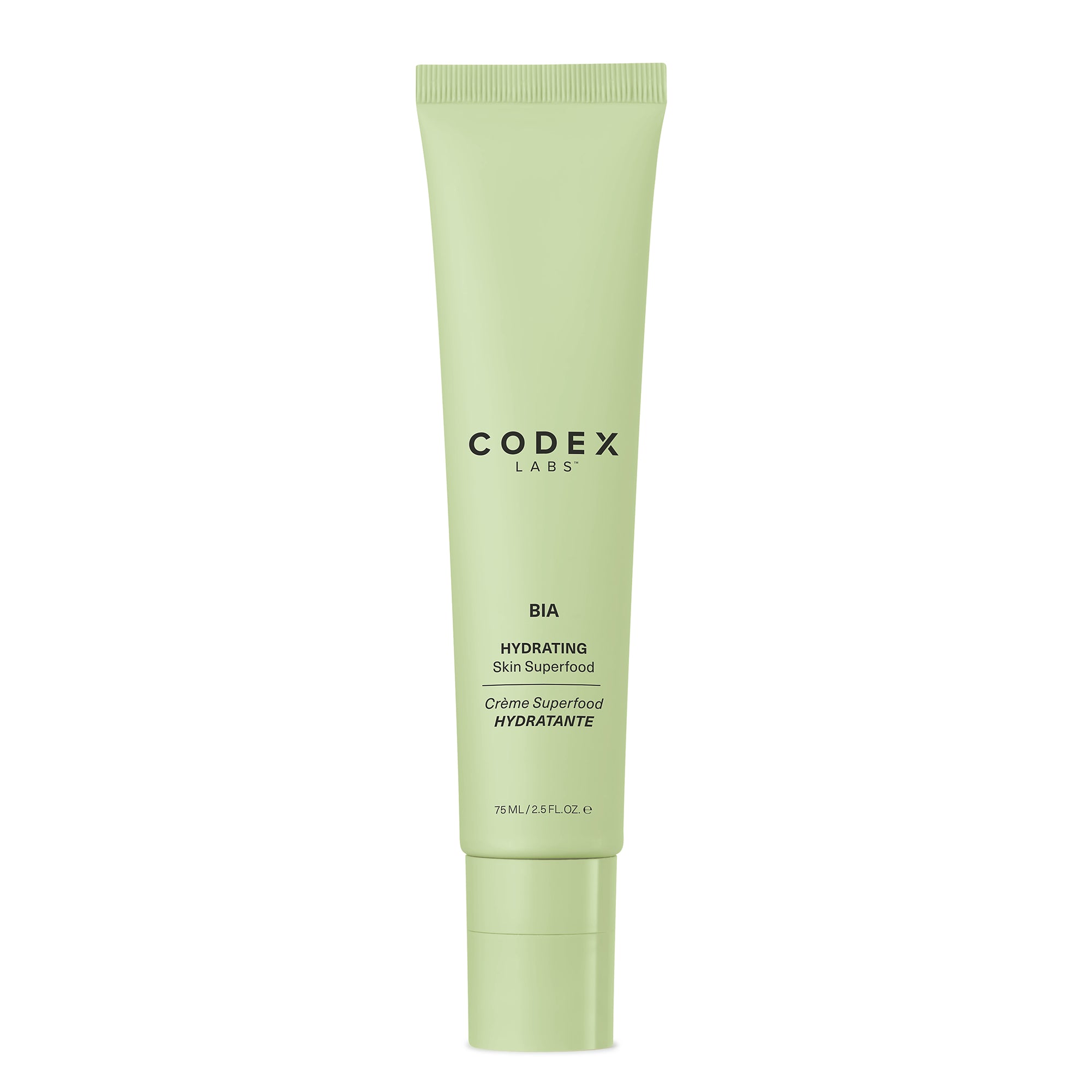 Image of the Bia Skin Superfood Moisturizer front of bottle. | Codex Labs