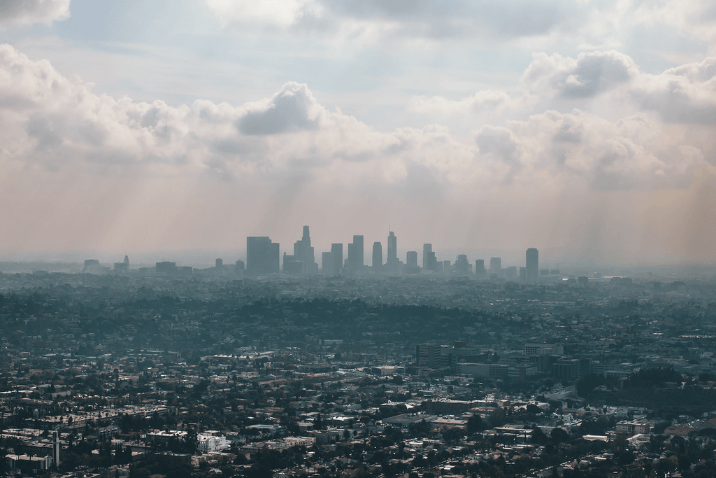 Air Pollution over a city
