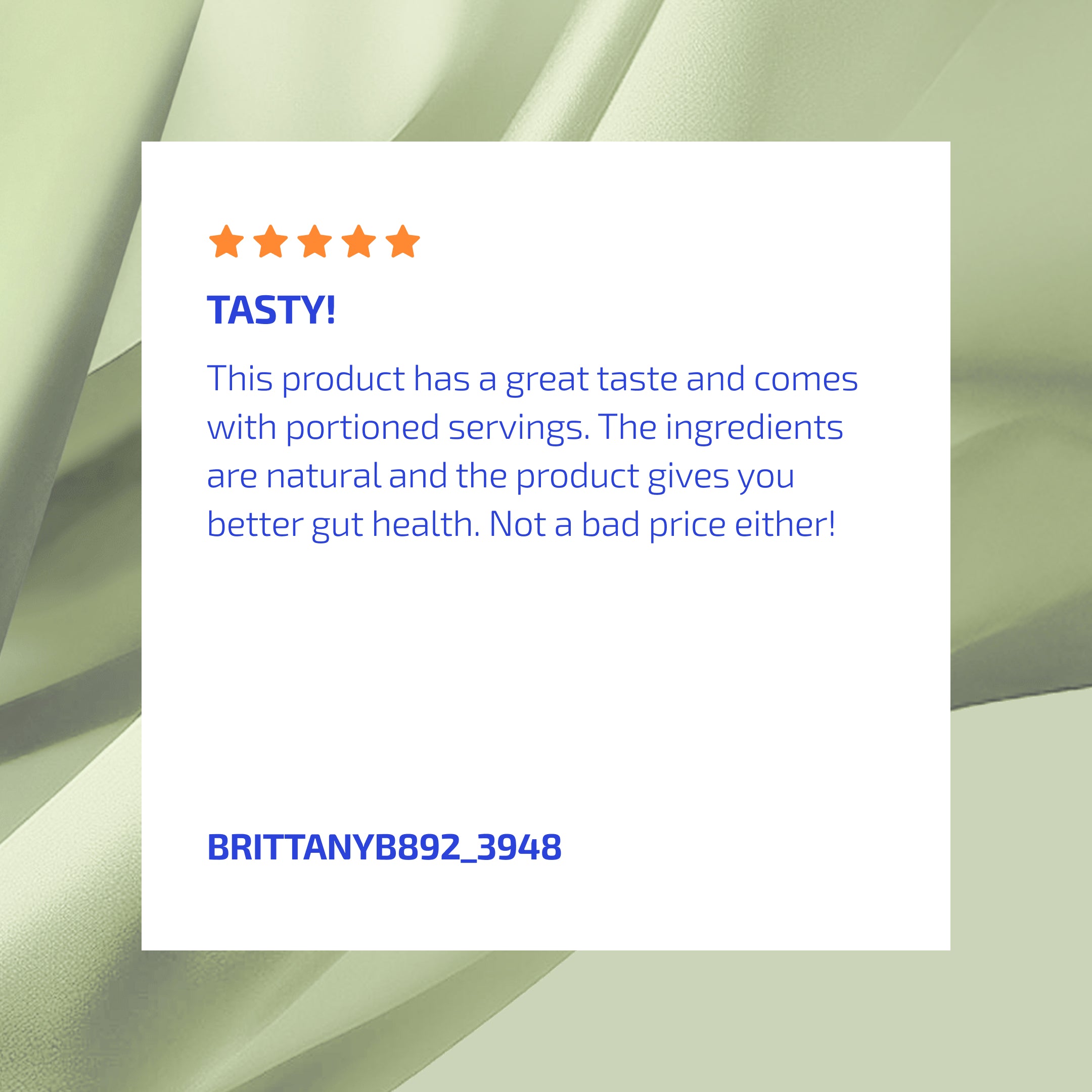 BIA GutBuilder Prebiotic Supplement