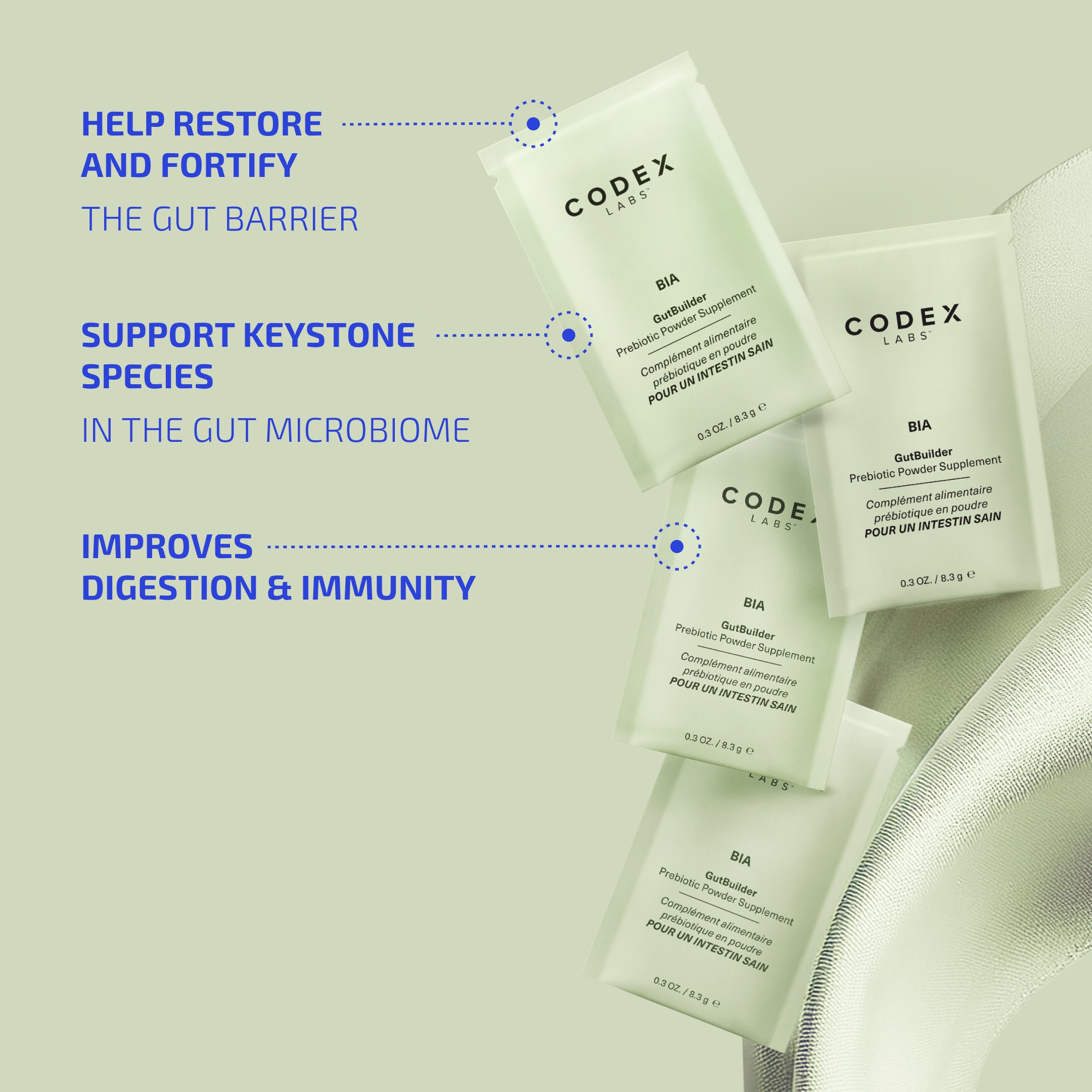 BIA GutBuilder Prebiotic Supplement (Kids + Adults)