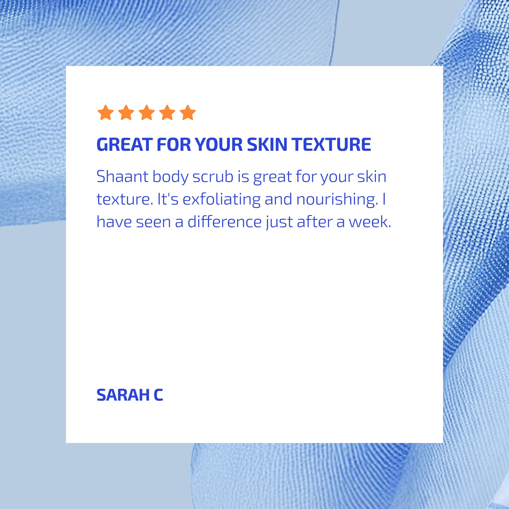 SHAANT Hydrating Acne Body Scrub