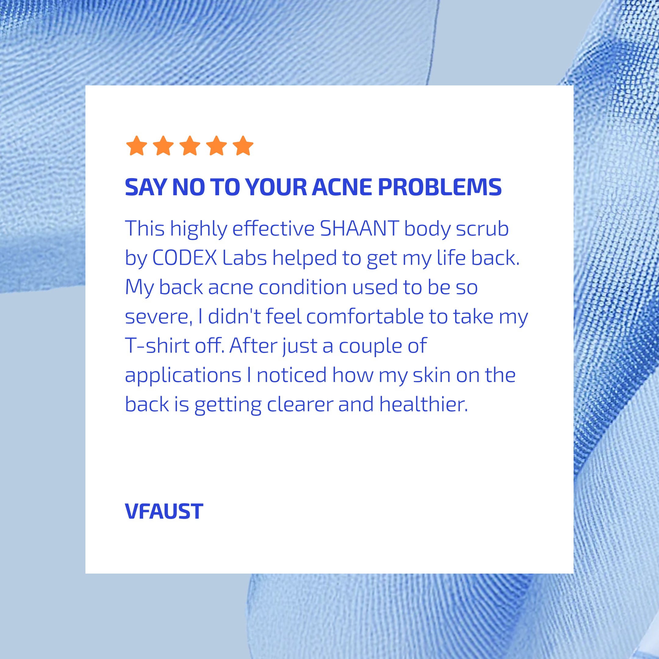 Body Acne (Bacne) System