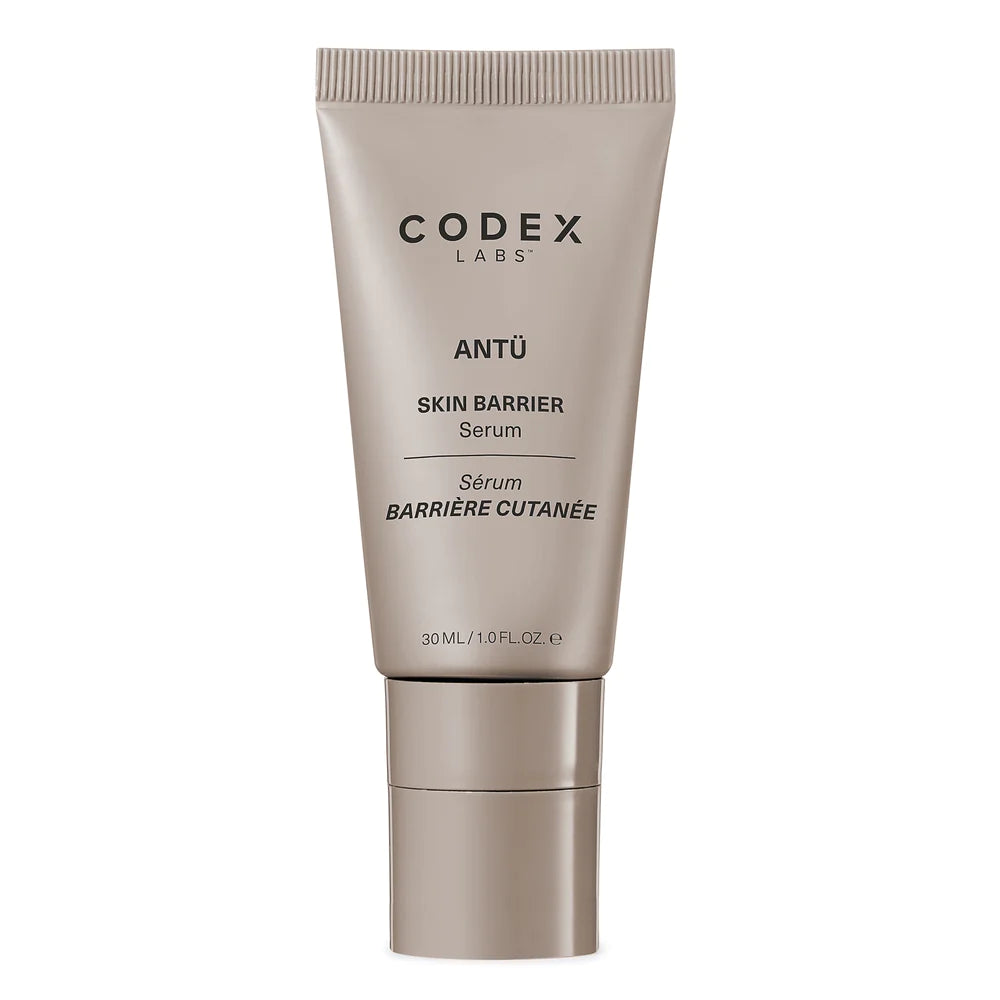 A product image of the Antu Skin Barrier Serum placed on a white background.