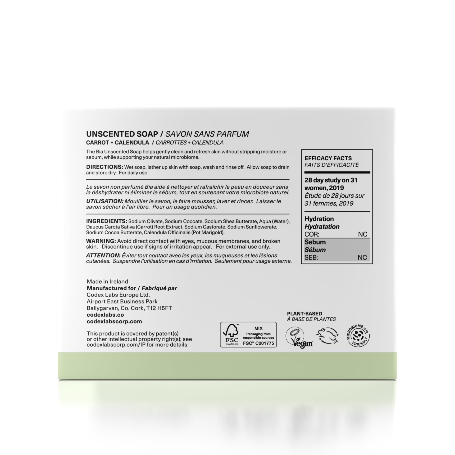 Bia Unscented Soap Duo