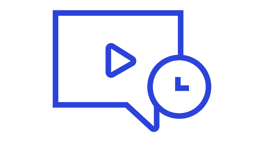 Video chat graphic icon.