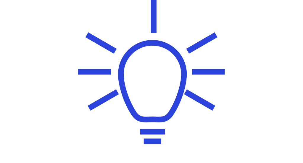Icon of a light bulb