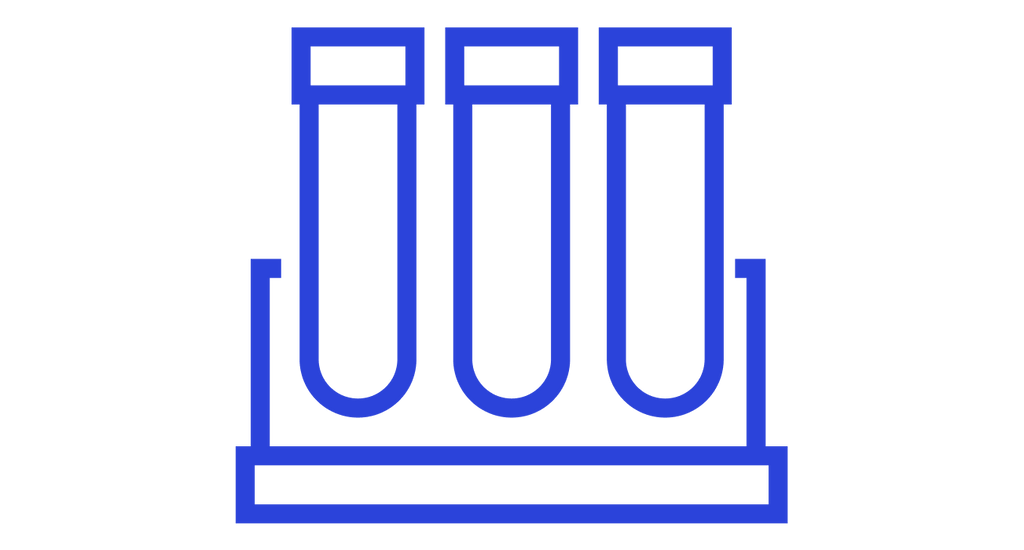 Icon of test tub's. 