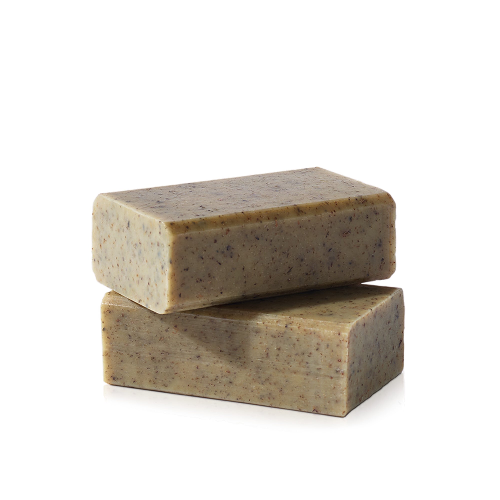 Image of Bia Balancing Soap bar sitting on top of another bar of soap.