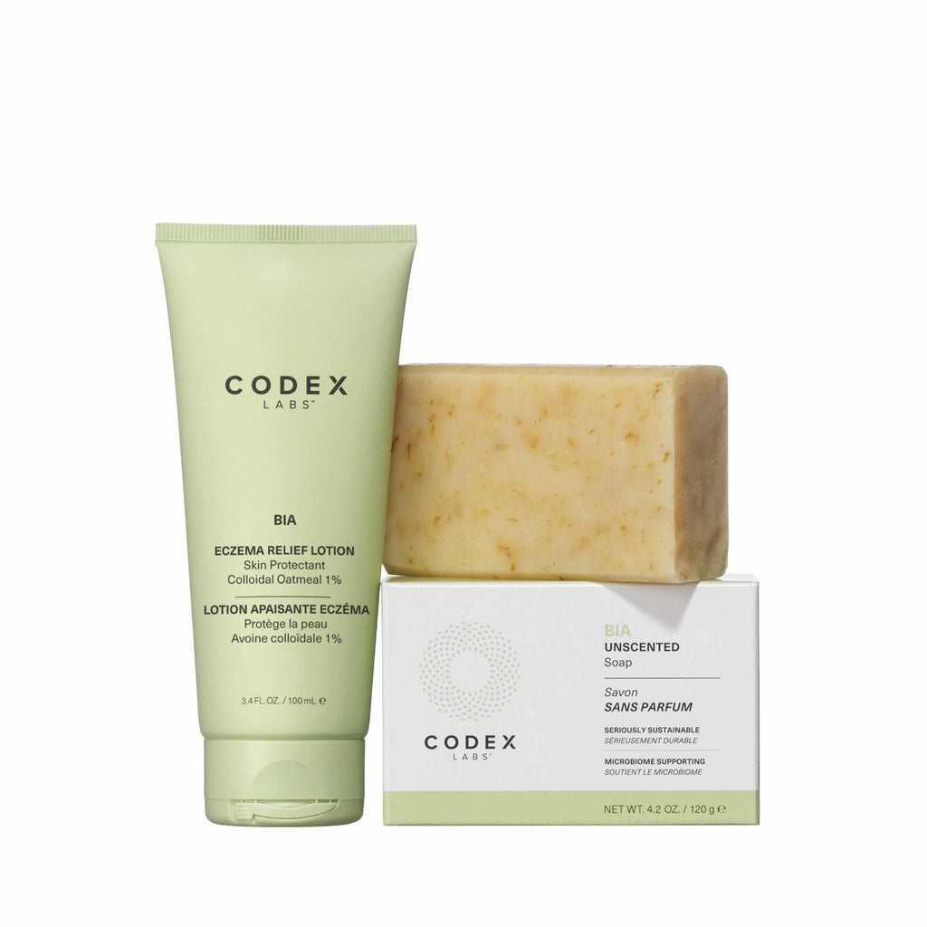 Eczema Relief Lotion & Soap Bundle for Dry, Itchy Skin– Codex Labs