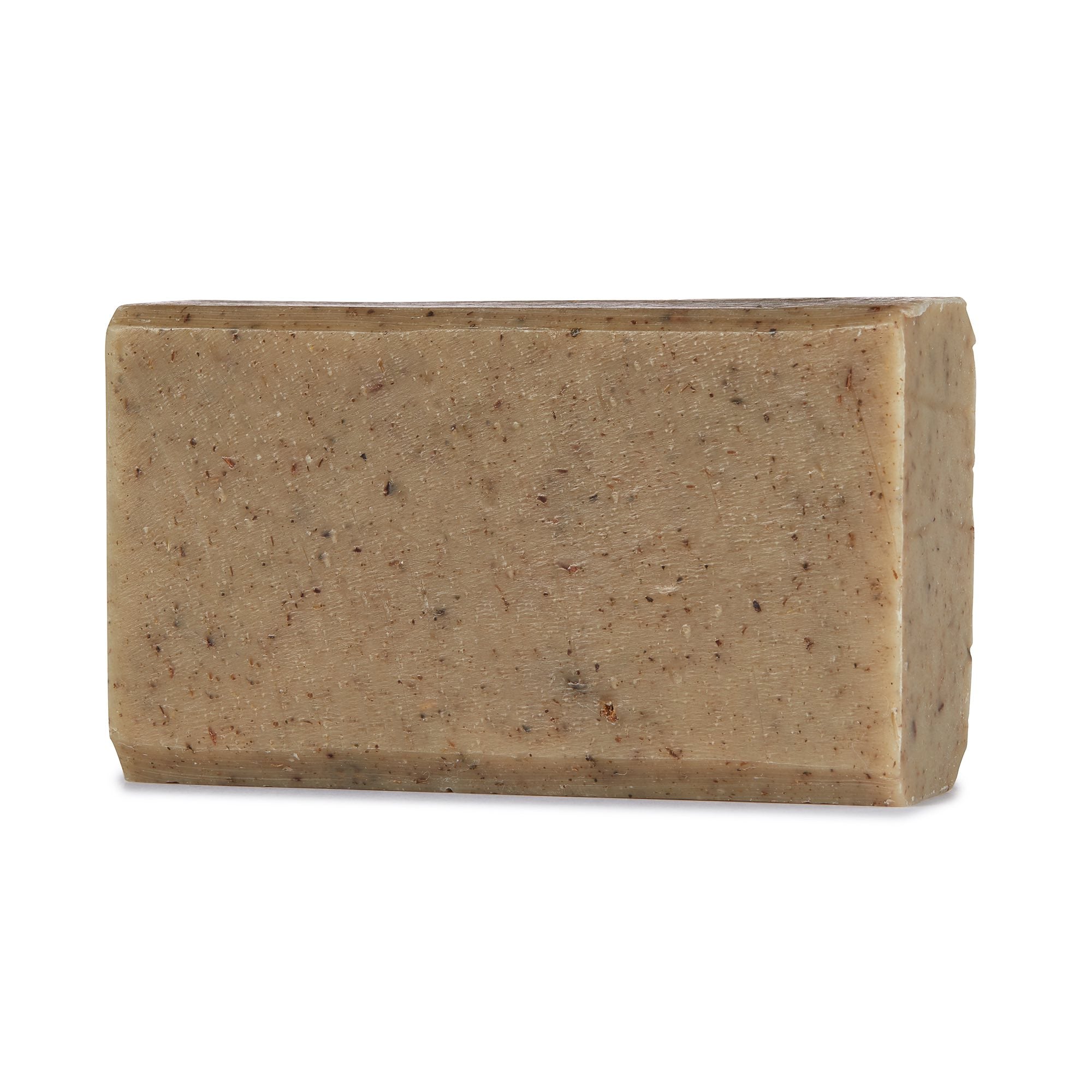 Bia Soap Duo balancing soap on a white background.