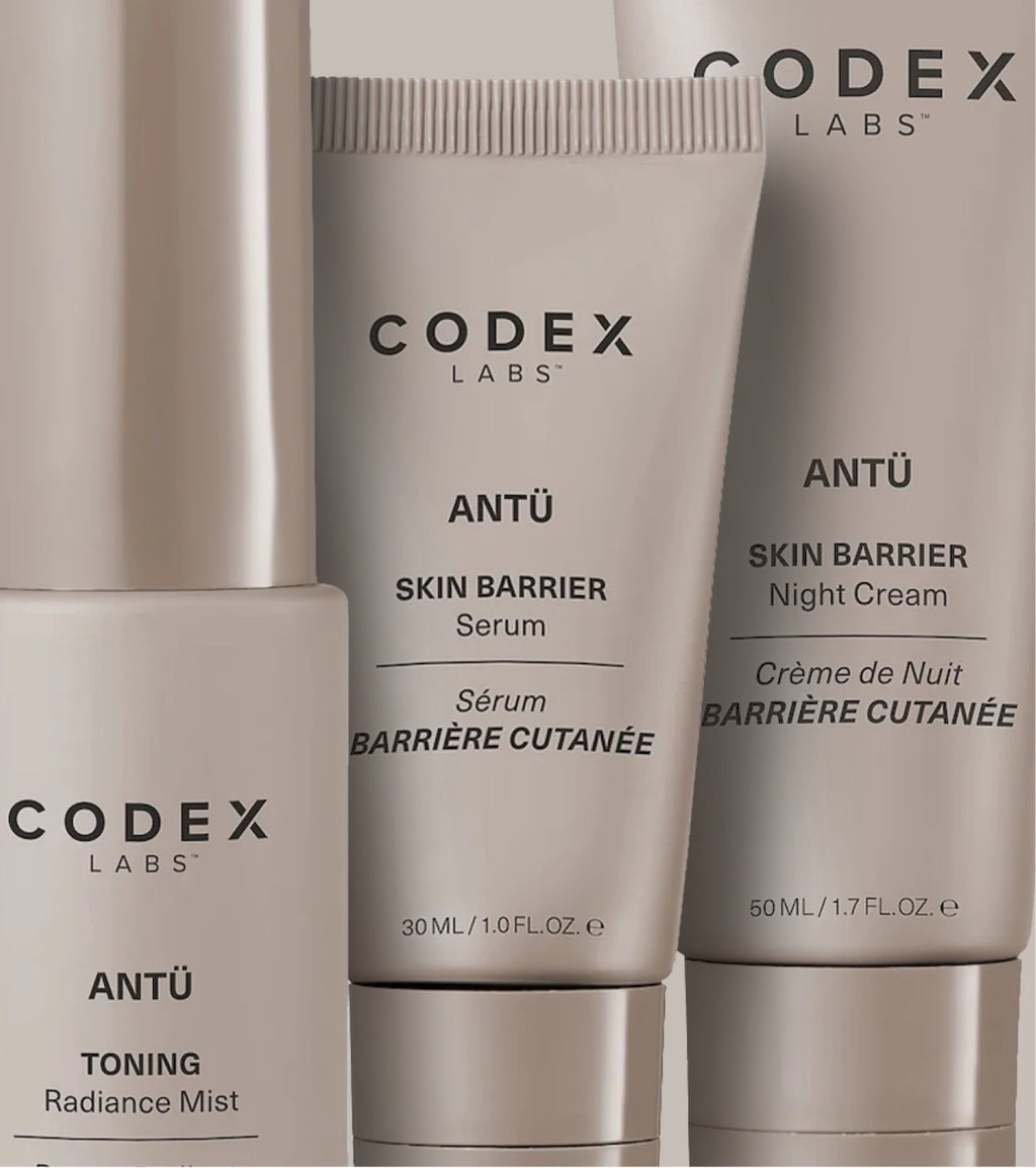 Codex Labs Antu products for anti-aging skincare.