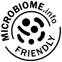 Image of the Microbiome. info friendly icon.