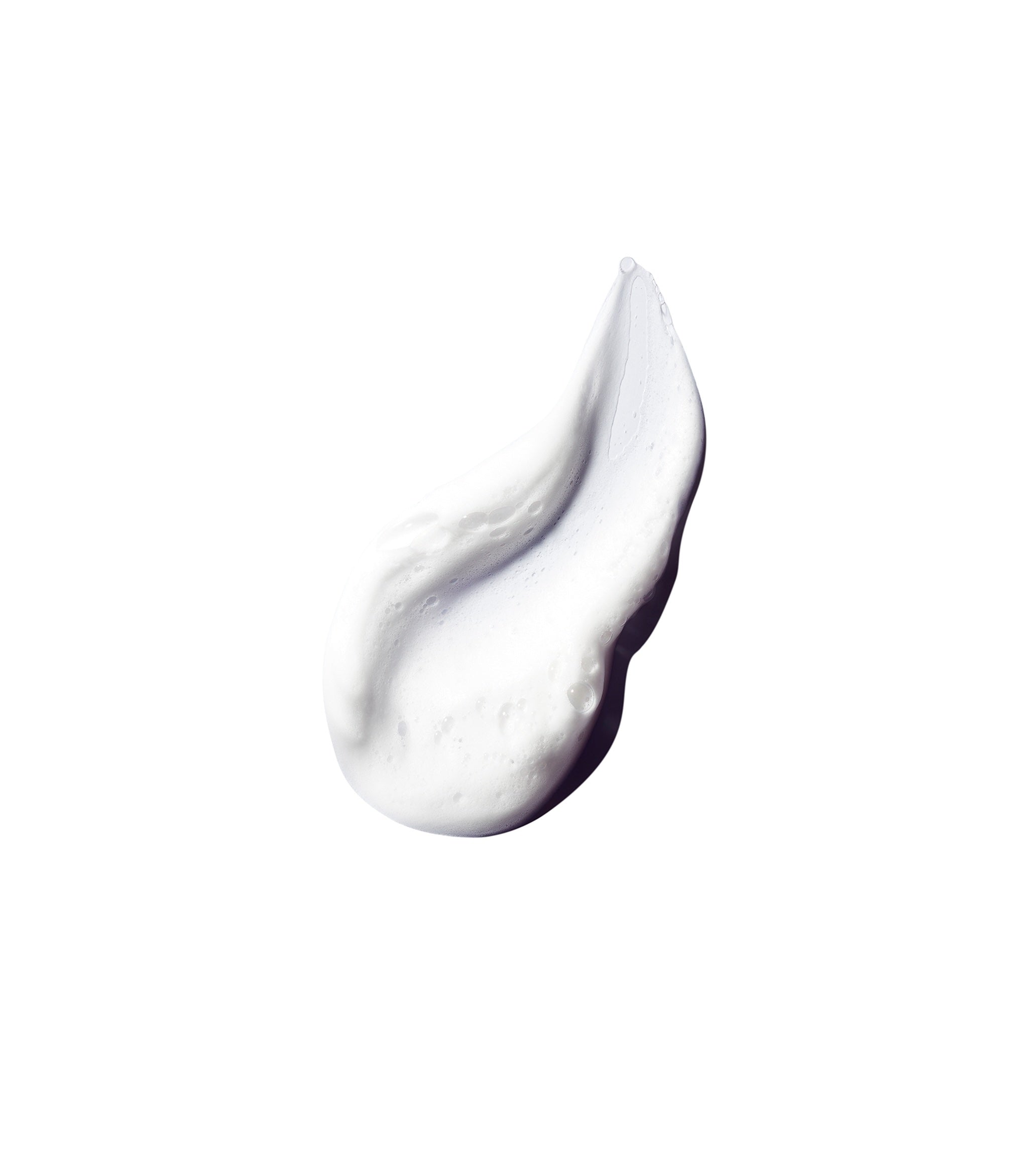 Image of a swipe of the Shaant Balancing Foaming Cleanser on a white background