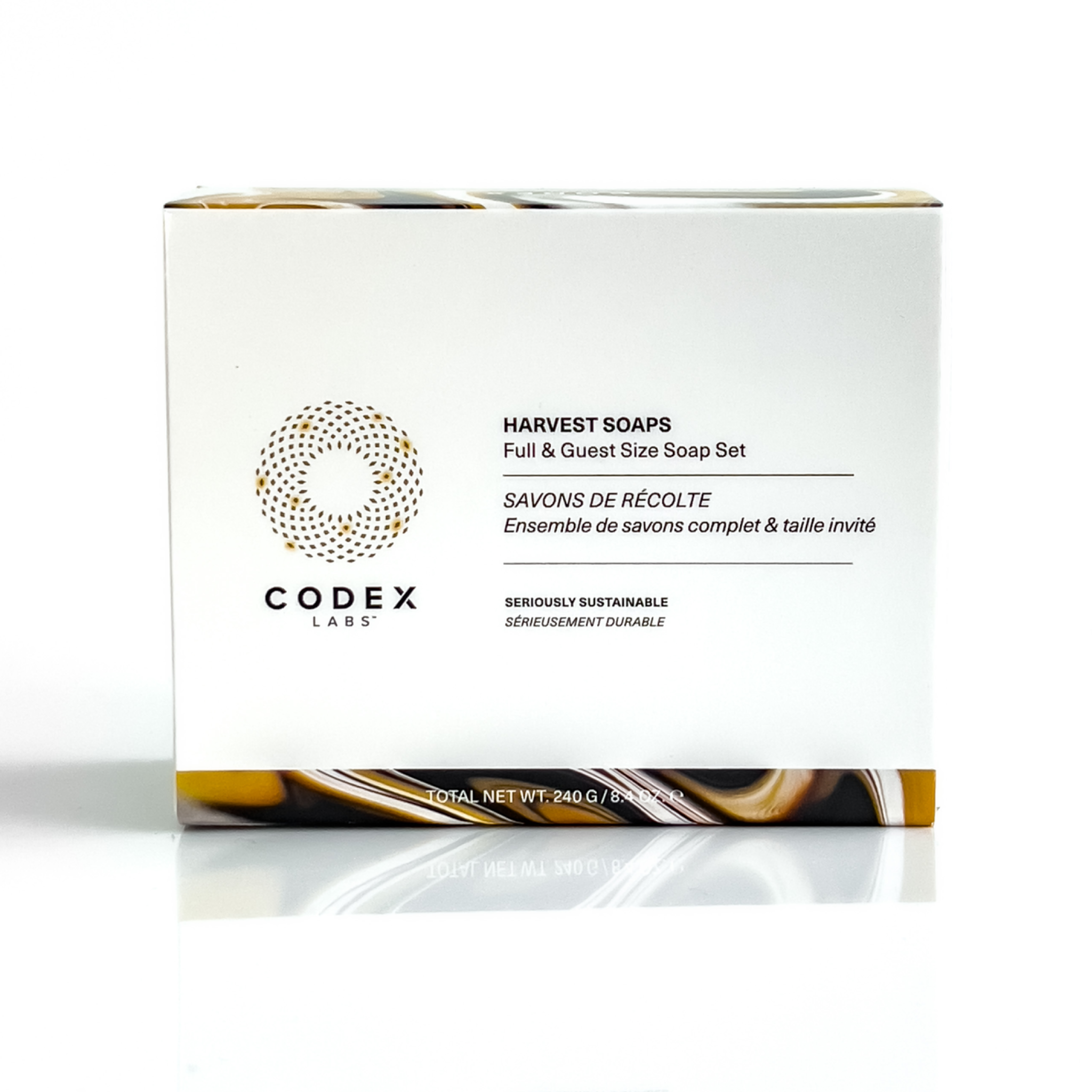 Image of the Harvest soap packaging .